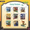 Zootopia Stamp Pendant Blind Box: Cute Judy & Nick Backpack Charm Toy Gift