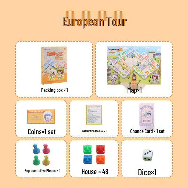 Mussels Adventure Journey Board Game Set
