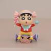Crayon Shin-chan Snack Time Hand-painted Figure - Cake Decoration & Desk Ornament