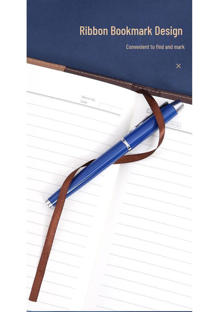 Custom Logo A5 Business Diary Gift Set: Employee Souvenir Notebook in Gift Box
