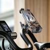 Handlebar Phone Mount with Padded Grips Adjustable and Secure Device