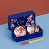 Ceramic Bowl and Chopsticks Dinnerware Set