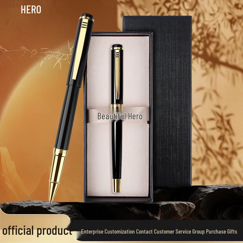HERO P103 0.5mm Black Rollerball Pen
