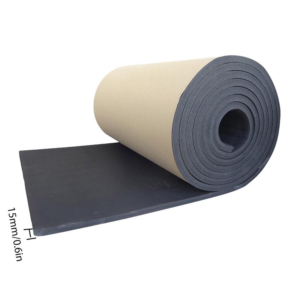 5mm/10mm/15mm Car Hood Engine Firewall Heat Mat Deadener Sound Noise Proof Insulation Deadening Aluminum Foil Sticker