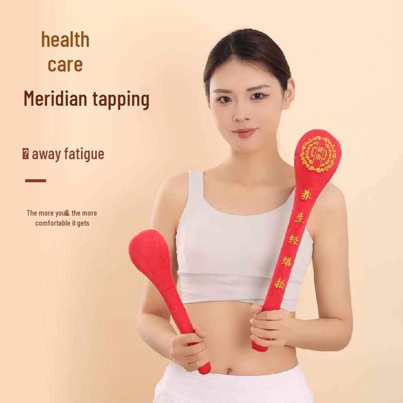 Meridian Patting Stick: Health-Enhancing Back Massager and Tapping Hammer