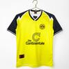 Maillot de Football Dortmund Rétro Manches Courtes Streetwear Décontracté Style Hip Hop Maillot de Fan Bundesliga