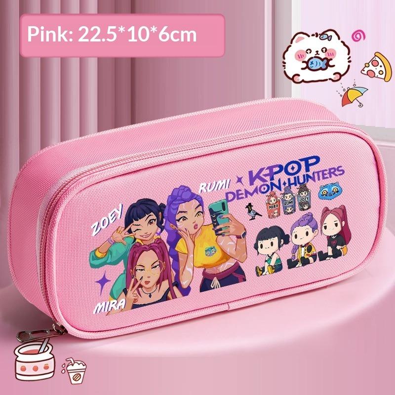 Federmäppchen Schreibwarenbox Große Kapazität Oxford-Stoff Cartoon Niedliches Mädchen Schüler Federmäppchen