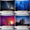Night Forest Starry Sky Pattern Tapestry Bedroom Living Room Tapestry Home Wall Decoration Tapestry