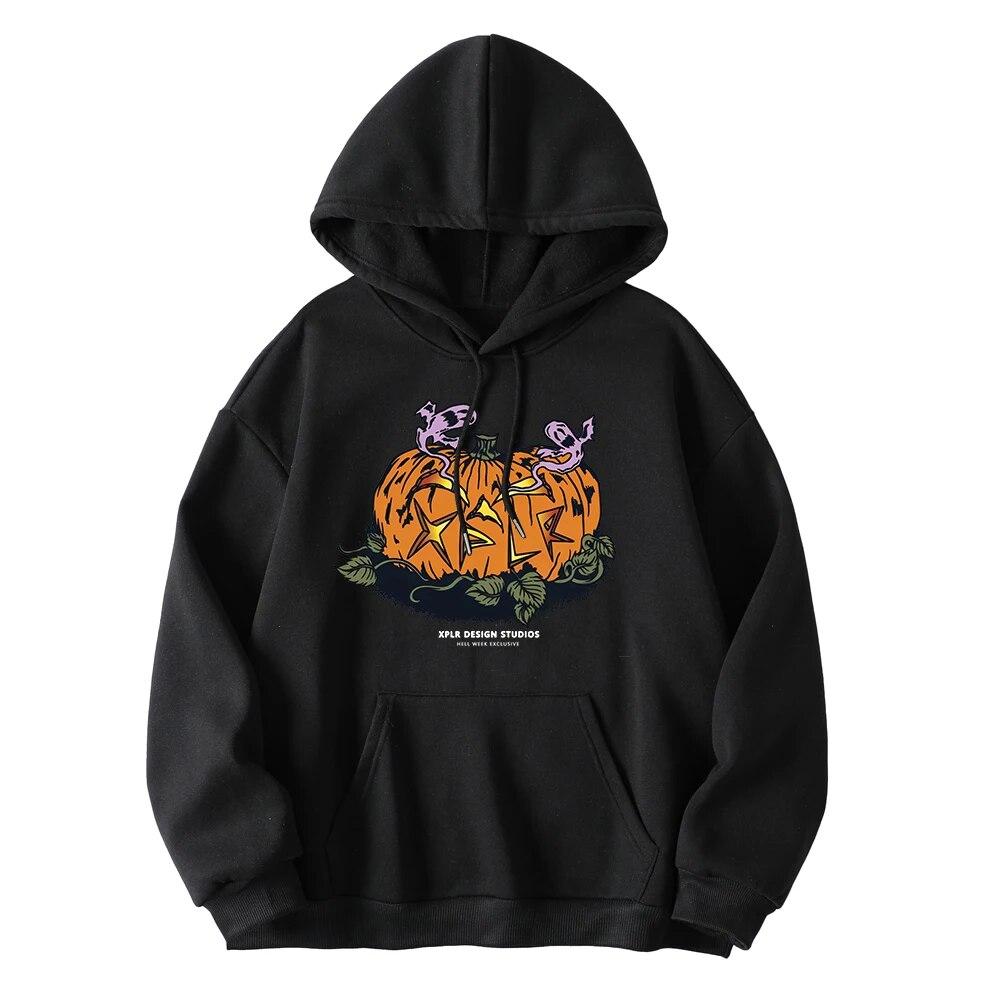 

Толстовка унисексXPLR Hell Week Pumpkin Merch Толстовки Зимняя милая уличная одежда с капюшоном Свитшот с новым логотипом и длинными рукавами sudaderas
