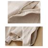 DIMANAF 2026 Summer New Plus Size Women Long Pants Cotton Linen Vintage Loose Elastic Waist Casual Lady Bottoms Clothing