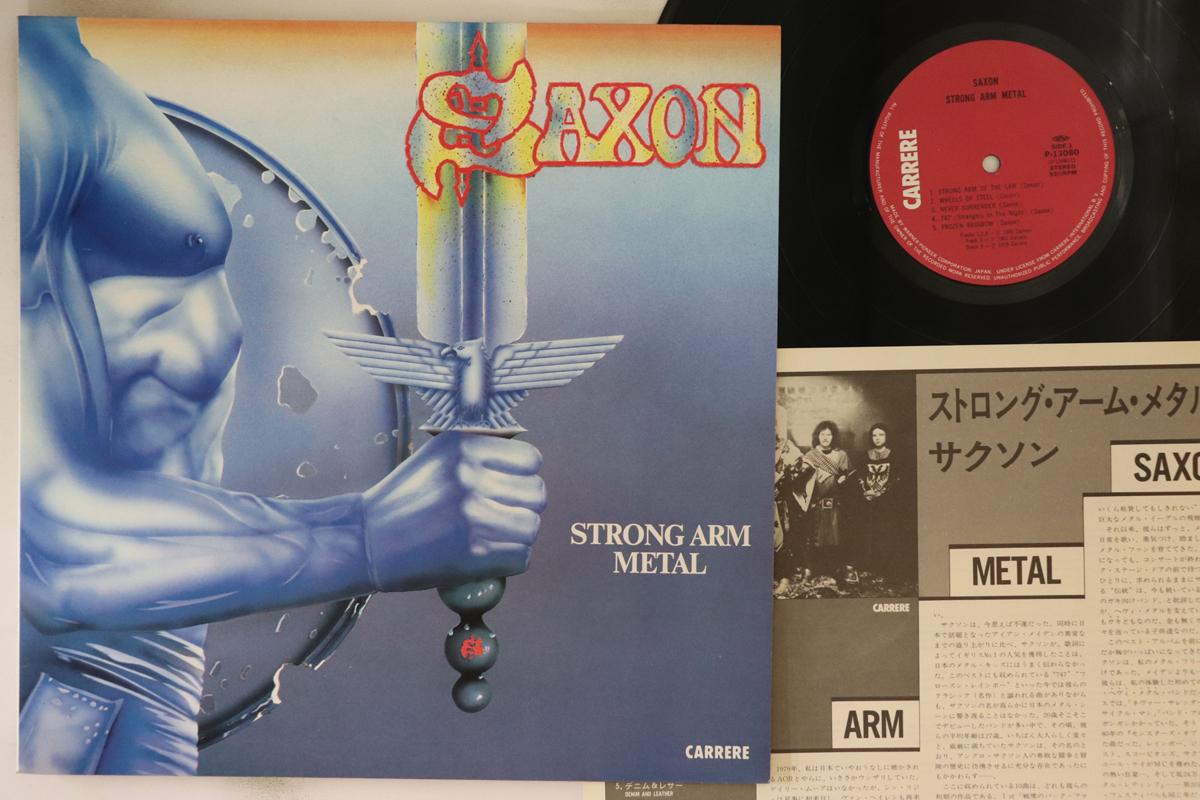 

LP Пластинка SAXON - Strong Arm Metal P13080 CARRERE 1985 Япония Металл Б/У