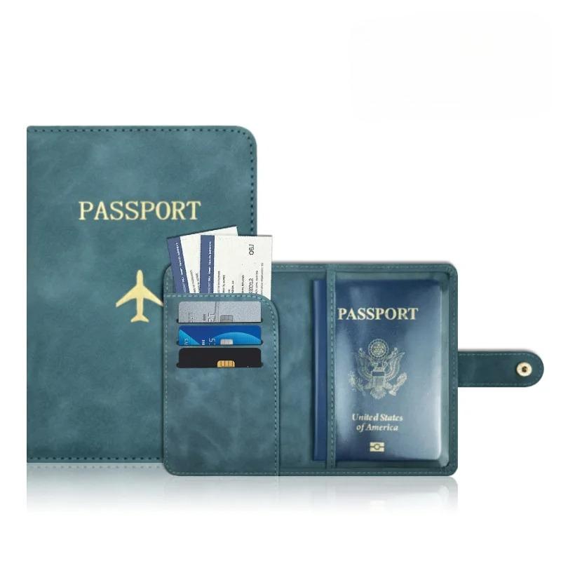 Airplane Hasp Passport Clip Multi Card Slots Passport Cover Id Card Holder Credit Card Holder Passport Holder Travel Accessories