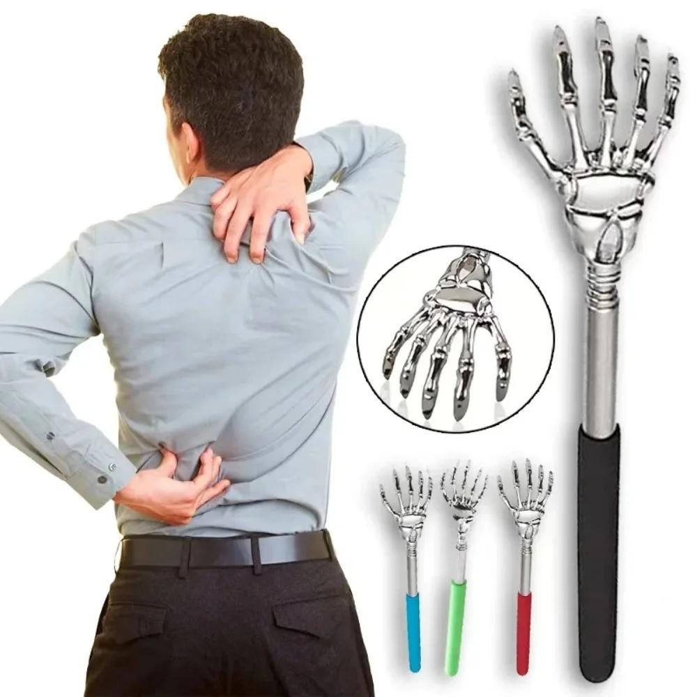Retractable Magic Hand Back Scratcher Stainless Steel Self Use Itch Relief Massager Care Tool Household Gadget Perfect Gift