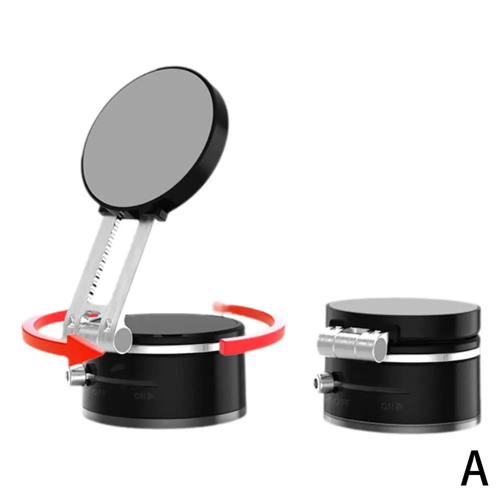 360° Rotating Vacuum Suction Cup Car Phone Holder Central Control Screen Telescopic Navigation Holder Magnetic Suction