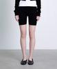 Deoaeteus Ribbed Knit Biker Shorts_Black