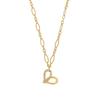 European Retro Zircon Stainless Steel Necklace: High-End Cross-Border Clavicle Chain