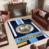 Manchester City 50 Personalized Name Floor Mat Design for Bedrooms Playrooms Kitchen Study room Anti-slip Rug Decorate Offices