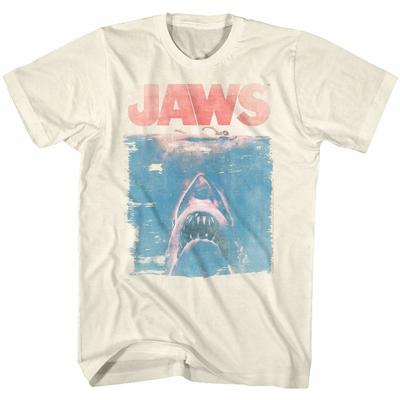 Jaws Fade Naturel T-shirt Adulte