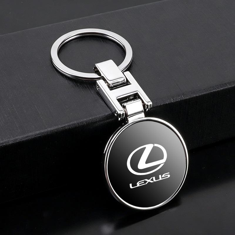 

Mirror Surface Car Keychain Keyring Anti-Loss Holder for Lexus ES300 RX330 RX300 GS300 IS250 IS200 CT200h IS300 NX RX LX GX GS чёрный