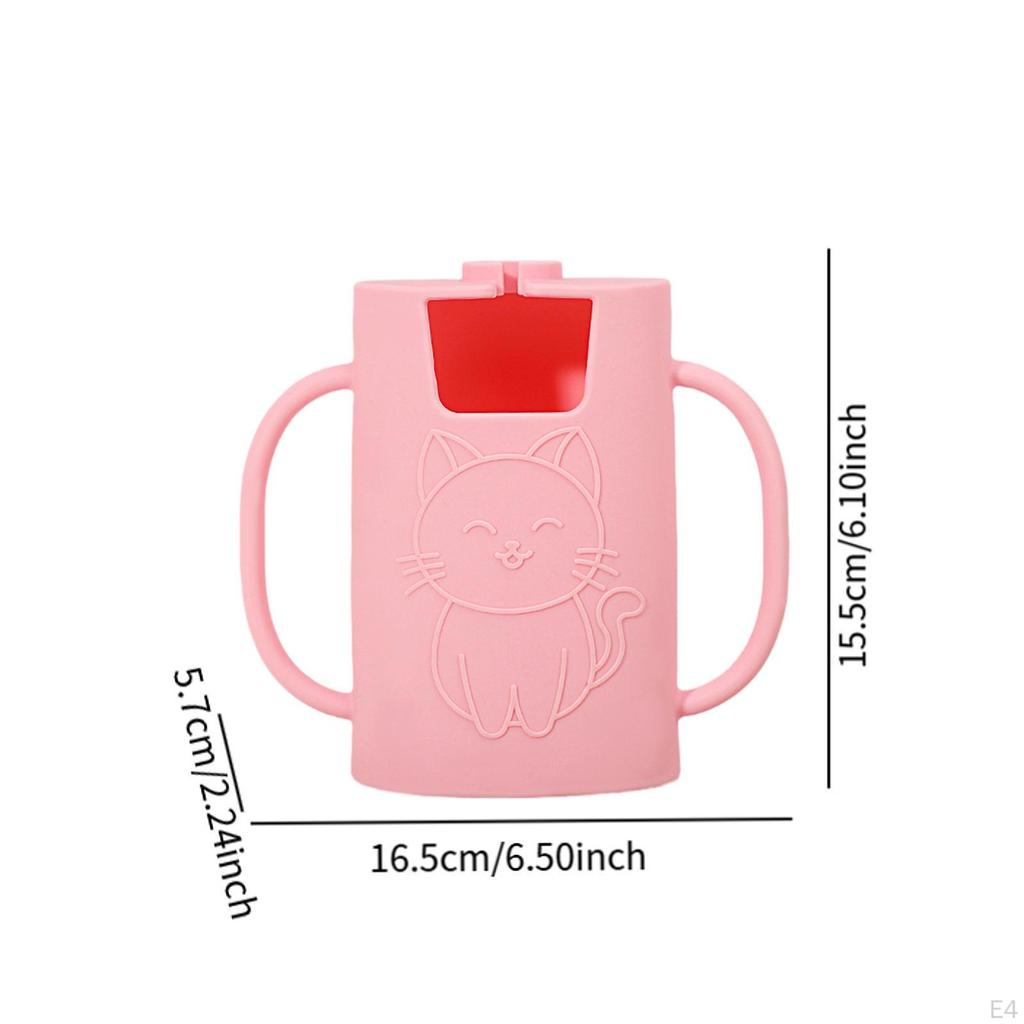 Jídlo a držák Pohodlný opakovaně použitelný kelímek na svačinu pro batole Nádoba na kapsičku