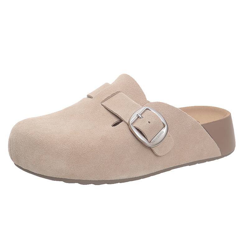 Fashion Women's Platform Mules Flats Slippers Casual Walking Sandals Luxury Designer Trendy Flip Flops for Female Slippers