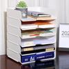 1 Pcs Book Shelf Stackable File Rack File Organizer Papers Rack Simple A4 File Storage Tray Receipt