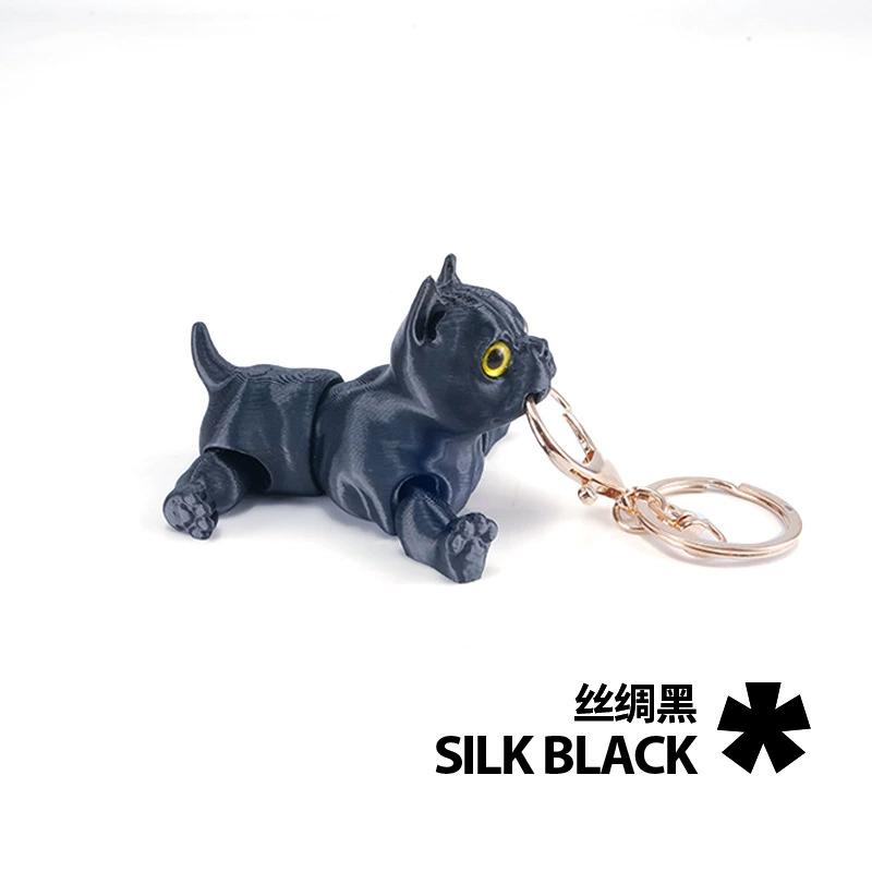 3D Printing Novelty Creative Pitbull Model Desktop Decorative Ornament Colourful Animal Crafts Children Toys Kids Birthday Gift