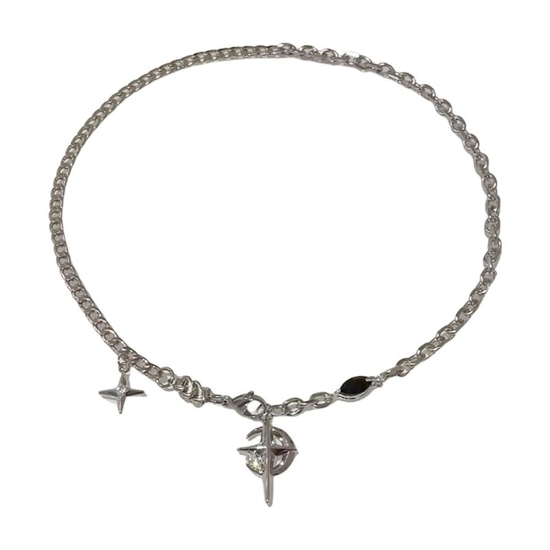 

Элегантное ожерелье с подвеской в виде звезды из черных драгоценных камней для женщин, отличающееся уникальным дизайном и удобной прочной стальной цепочкой 1