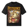 PESTILENCE T-Shirt 260 GSM | Men’s Women’s Oversized Snow Wash 100% Cotton