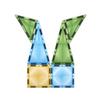Colorful Faceted Magnetic Window Blocks Educational Kids Diy Building Toy Set