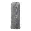 Women's Fashion Casual Skirt With Round Neck Pocket Striped Suspenders