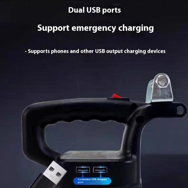 1Pcs Cordless Outdoor Work Fishing Handheld Emergency Tool Led Light For Lithium Battery 3In Portable Spotlight No Battery