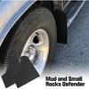 SUNPIE Car Mud Flaps Universal Fit Black Splash Guards (4 Pack) With 20 Pieces 6Mm Fastener Rivet Clips