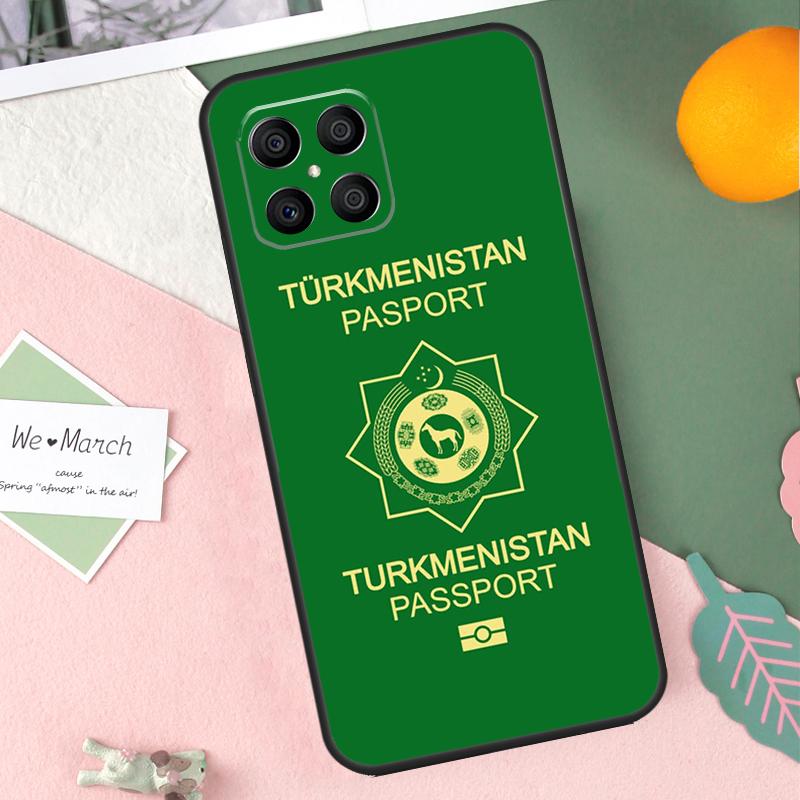 Turkmenistan Flag Case For Honor X8b X9b X9c X9a X8a X8 X9 50 70 90 Lite Honor 200 Lite Magic 7 5 6 Pro Cover
