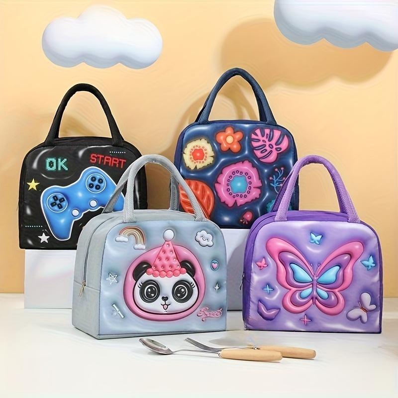 Xykk01 Lunch Bag, Oxford Cloth Bento Box Tote Bag, Hand Washable Portable Hot Meal Container Lunch Box Bag, Food Bag