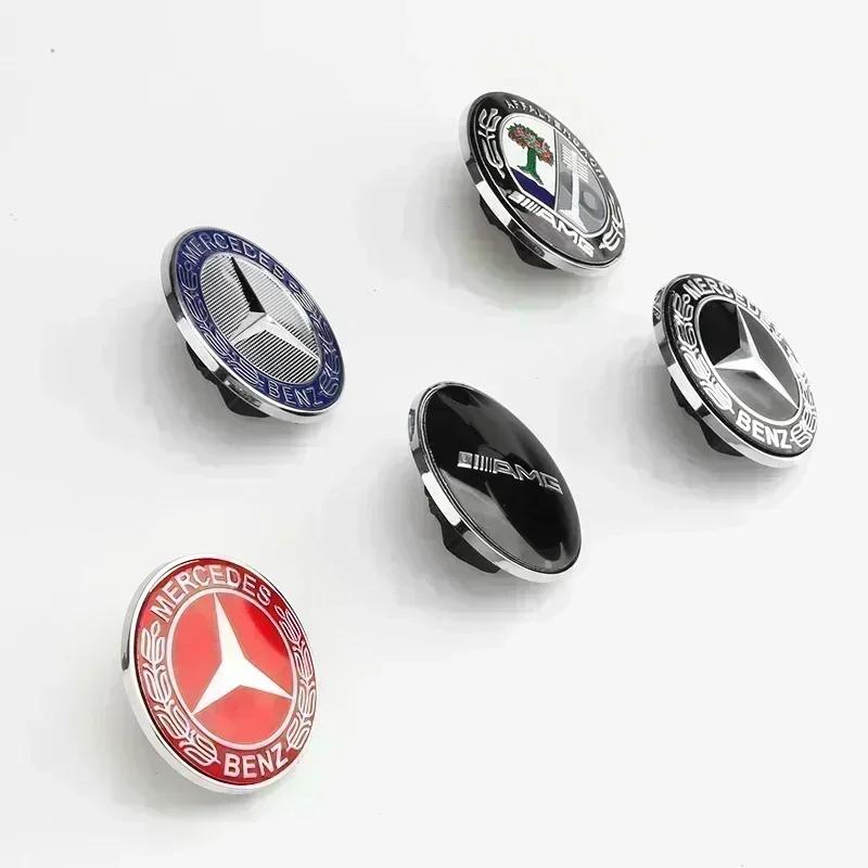 GLC GLB 1pz 57mm Emblema Distintivo Cofano Anteriore Auto Accessori Auto Per Mercedes Benz W204 W205 W212 W213 W221 W177 W246 GLA G