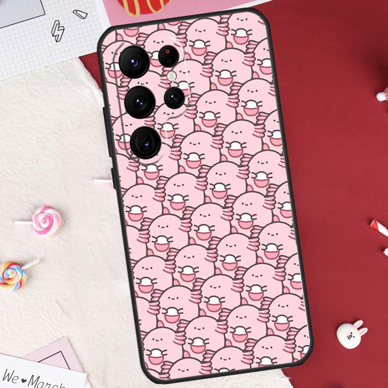 Urocze Zwierzątko Axolotl Etui Do Samsung Galaxy S25 FE S23 FE S20 S21 S22 S24 S25 S26 Ultra S10 S25 Plus Pokrowiec Obudowa