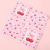 50pcs/pack Cherry Biscuit Packaging Bag Baking Candy Chocolate Snack Packaging Bag Birthday Party Jewelry Gift Self Sealing Bag
