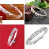 Premium Quality Women's Silver Star Pattern Adjustable Bracelet Bangle