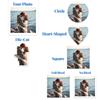 Customize Stickers 1/4/16 Areas Per Sheet Customized Photos Logos Commemorative Photos Square Hearts Round Stickers
