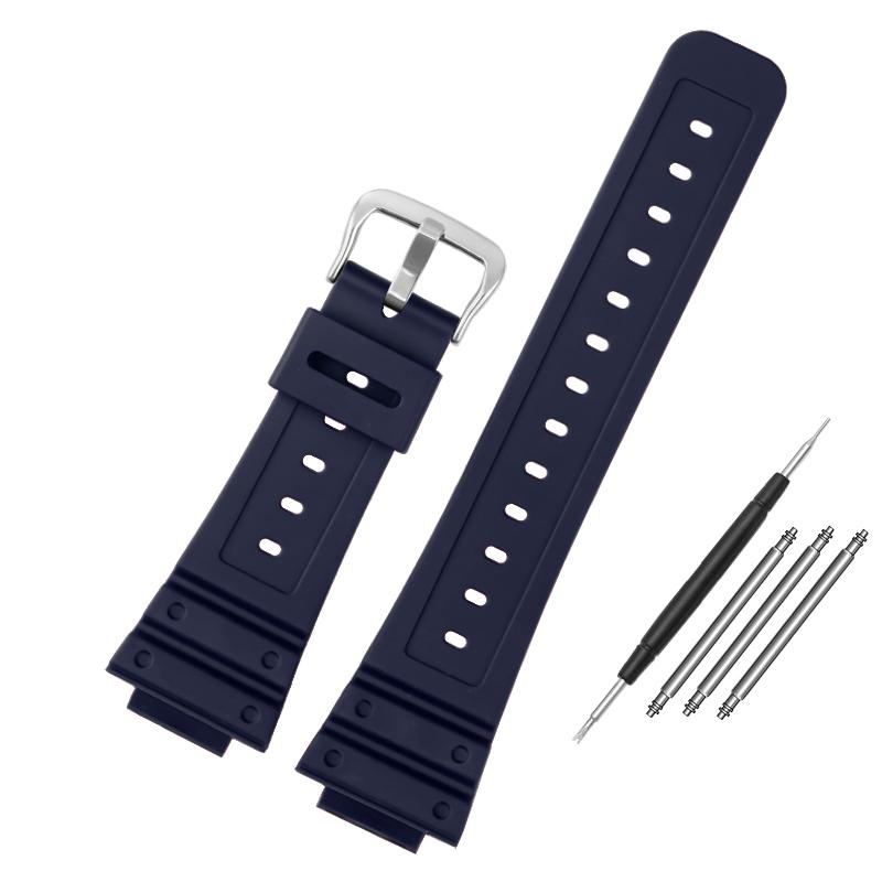 Braccialetto in Silicone da 16 mm per Casio G-Shock GW-5000/B5600/M-5610 DW5600e GLX-5600 Cinturino in Gomma Resina Impermeabile Ga2100