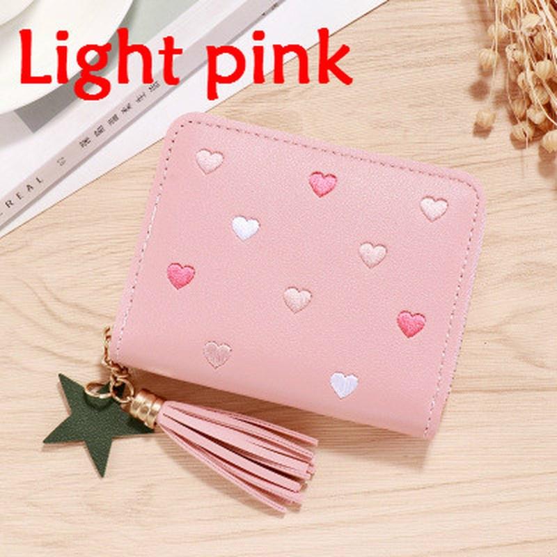 Portfele damskie Piękne dziewczyny Krótki zamek portmonetka Tassel Kobieta Kopertówki Etui na karty Portfel Torby