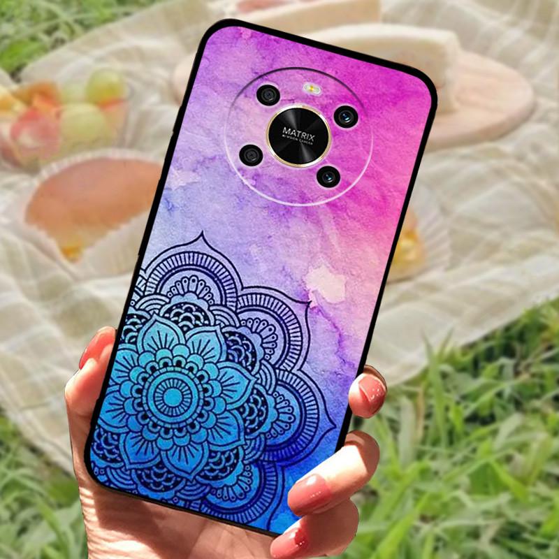 For Honor X 9 4G Case Silicone Soft Marble Protective Covers For Honor X9 Cases Fashion Black Bumper for Huawei Honor X 9 Fundas