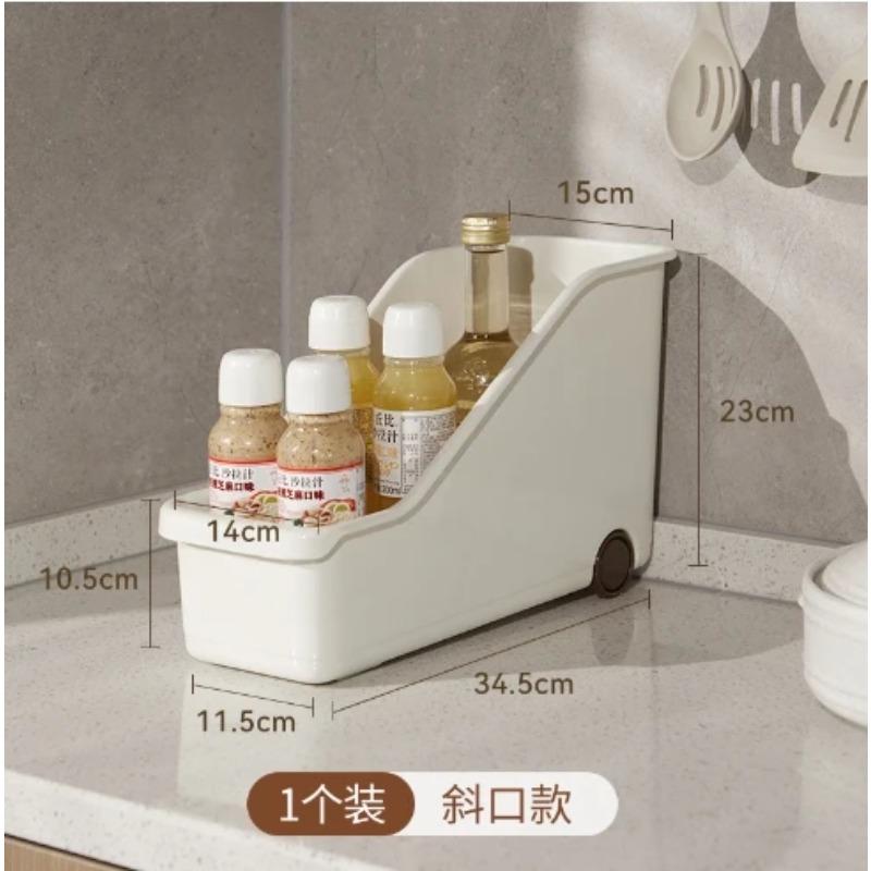 

Кухонный шкаф для хранения вещей, многофункциональный пластиковый кухонный шкаф, ящик для холодильника, разные предметы с ящиком для хранения на шкиве