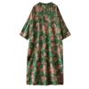 New Floral Vacation Style Travel V-Neck Vintage Dresses