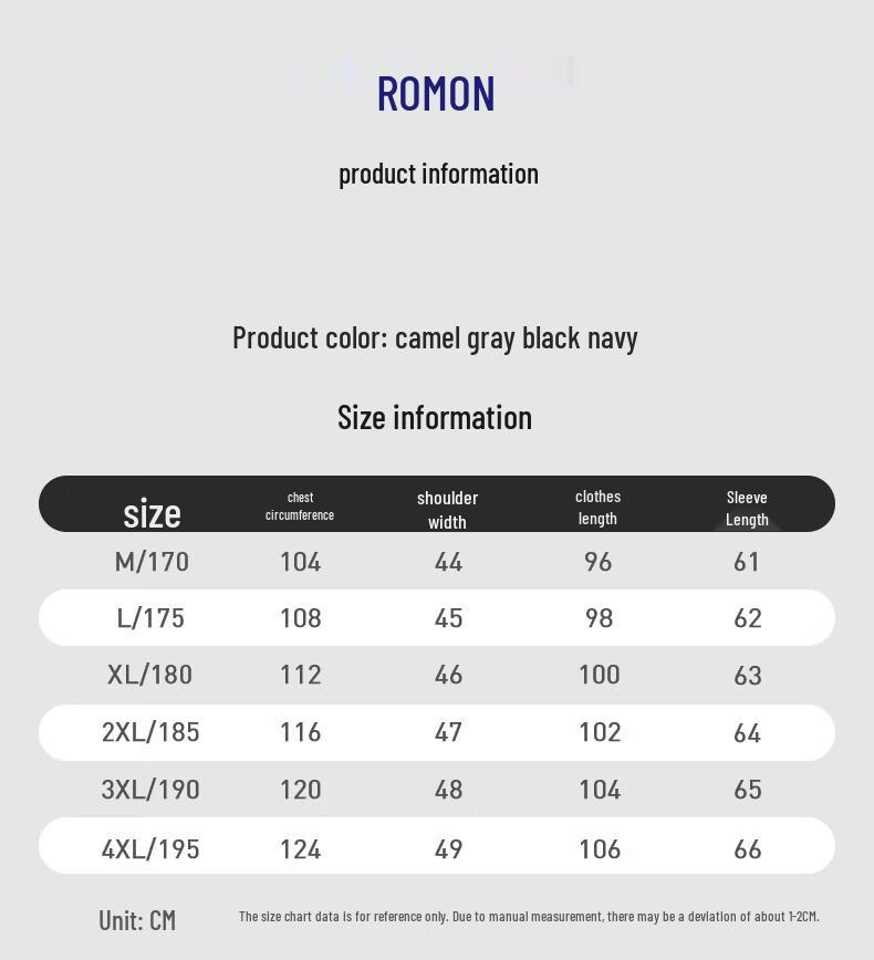 Romens Men's Wool Blend Thickened Mid-Length Winter Coat