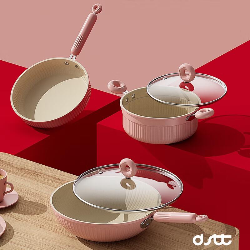 Urban Mrs. Dragon Series 3-Piece Ceramic Non-stick Cookware Set