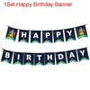 Birthday Party Theme Supplies Decoration Kids Plate Tablecloth Banner
