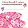 Safe Resin Button For DIY Children Clothing And Craft Projects With Easy Installation