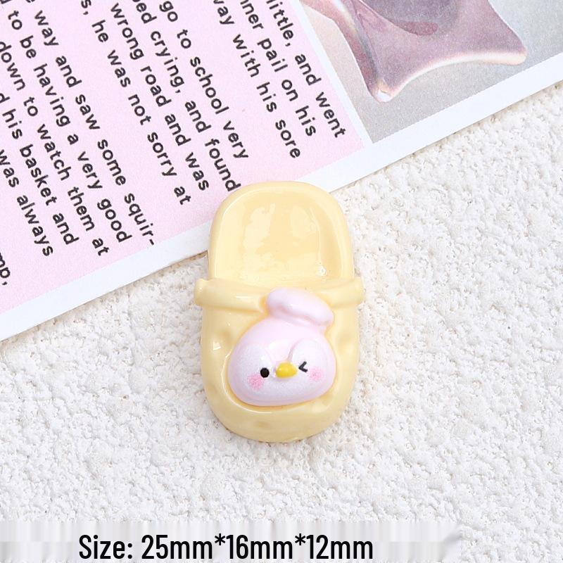 Handmade Resin Hair Clips & Cartoon Croc Charms - Cute Animal Designs & Jewelry Materials